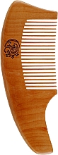 Парфумерія, косметика Гребінець CS370 для волосся, дерев'яний, фігурний з ручкою - Cosmo Shop