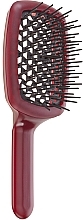 Щітка для волосся SP508.A, червона - Janeke Curvy M Extreme Volume Vented Brush Magneta — фото N1