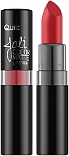 Парфумерія, косметика Матова стійка помада для губ - Quiz Cosmetics Joli Color Matte Long Lasting Lipstick