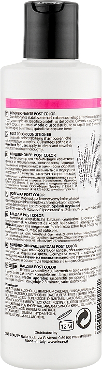 Conditioner for Colored Hair with Pomegranate Extract - Kezy My Therapy Post Color Conditioner — фото N2