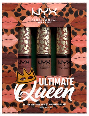 NYX Professional Makeup Ultimate Queen Butter Gloss Nude Trio Limited Edition