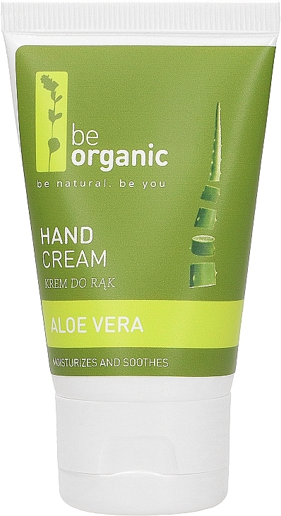 Крем для рук "Алое" - Be Organic Hand Cream Aloe Vera — фото N1