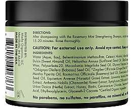 Укрепляющая маска для волос - Mielle Organics Rosemary Mint Strengthening Hair Mask — фото N2