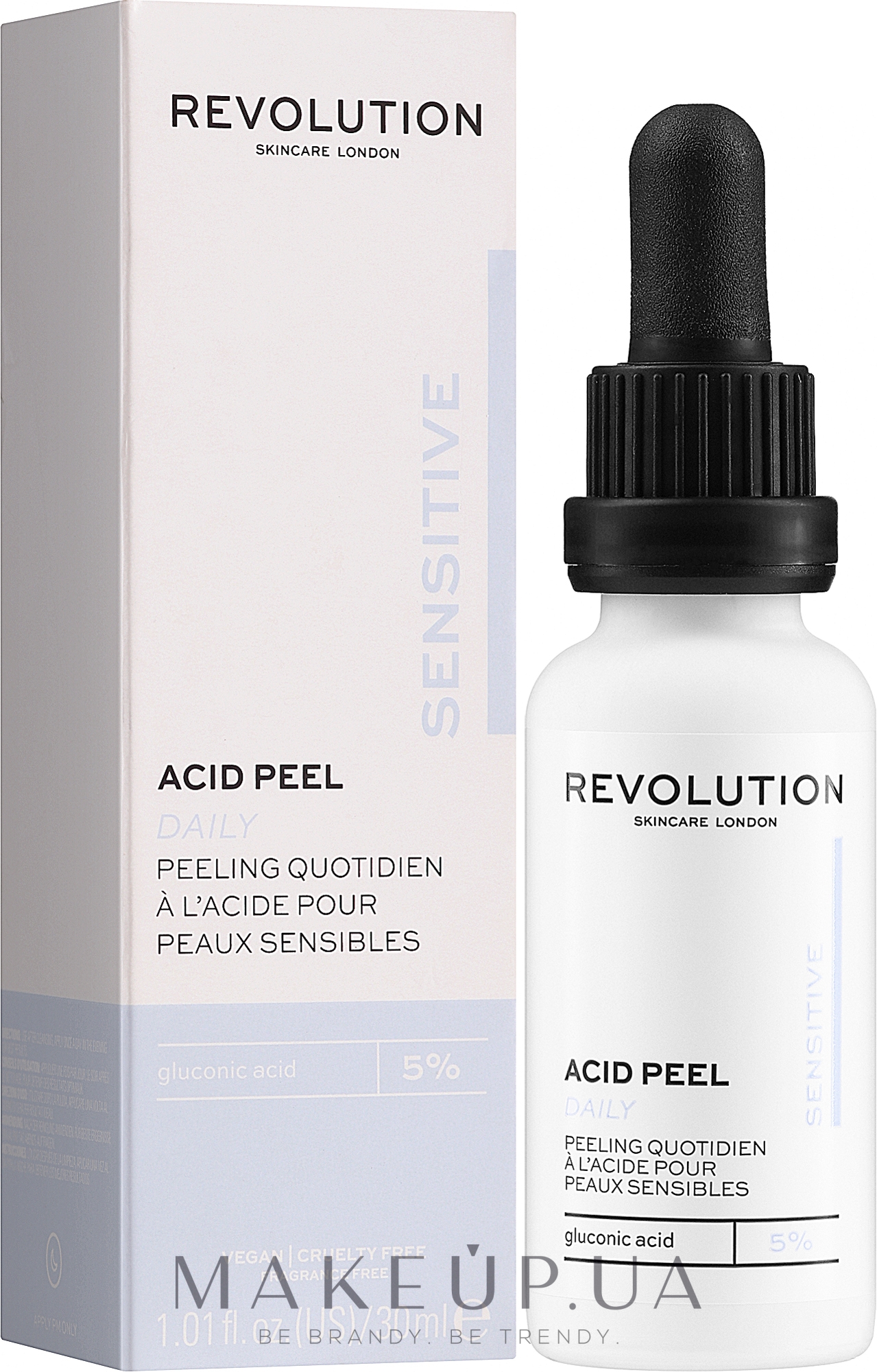 Пілінг для чутливої шкіри - Revolution Skincare Peeling Solution For Sensitive Skin — фото 30ml