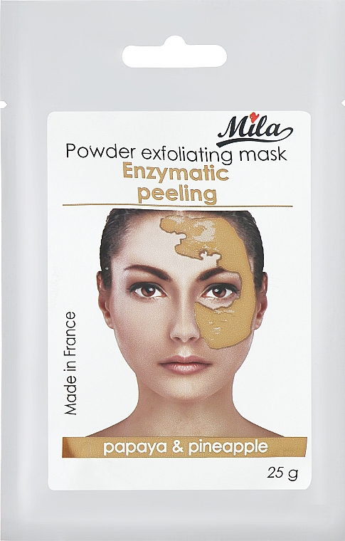 Маска порошкова "Ензипний пілінг"  - Mila Powder Mask Enzymatic Peeling — фото N1