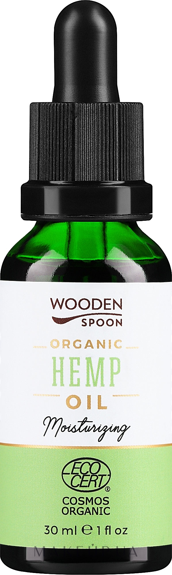 Масло конопляное - Wooden Spoon Organic Hemp Oil — фото 30ml