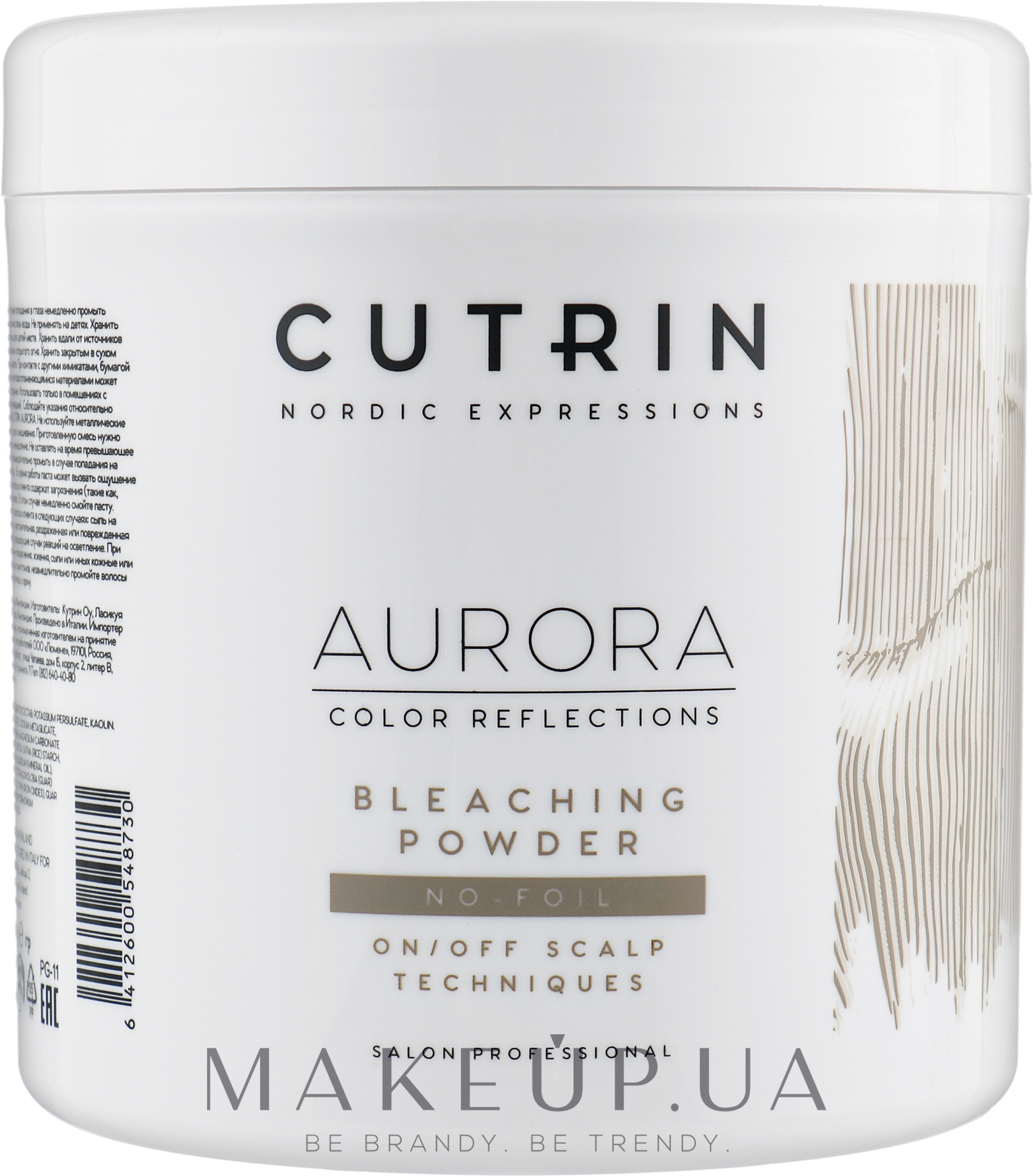 Обесцвечивающий порошок для волос - Cutrin Aurora Bleaching Powder No Foil — фото 500g