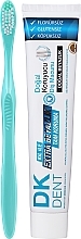 Парфумерія, косметика Зубна паста + щітка - Dermokil DKDent Classic Toothpaste