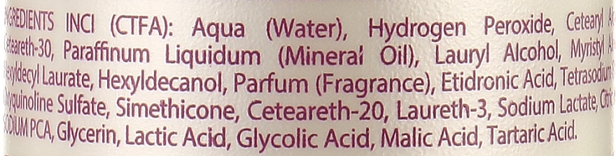 Окислювальна емульсія 3% - ING Professional Color-ING Macadamia Oil Oxidante Emulsion — фото N4