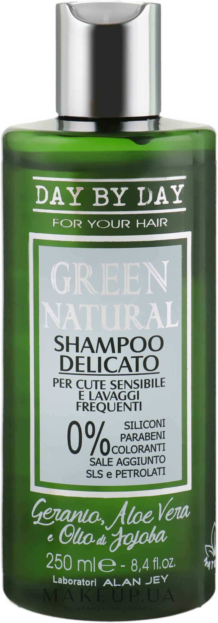 Шампунь деликатный для чувствительной кожи и частого применения - Alan Jey Green Natural Delicate Shampoo — фото 250ml
