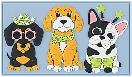 Палетка для макияжа - I Heart Revolution Party Pets Eyeshadow Palette Disco Dogs — фото N2