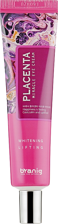 Крем для век с плацентой - Branig Placenta Miracle Whitening Lifting Eye Cream