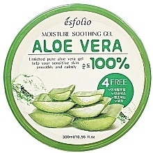 Парфумерія, косметика Зволожувальний гель з алое - Esfolio Moisture Soothing Gel Aloe Vera 100% Purity