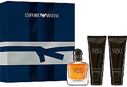 Парфумерія, косметика Giorgio Armani Emporio Armani Stronger With You - Набір (edt/50ml + sh/gel/2x75ml)