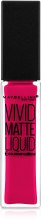 Блиск для губ - Maybelline New York Color Sensational Vivid Matte Liquid — фото N1