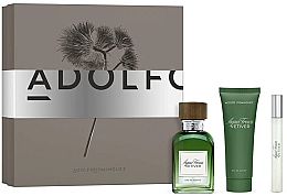 Духи, Парфюмерия, косметика Adolfo Dominguez Agua Fresca Vetiver - Набор (edt/120ml + sh/gel/75ml + edt/mini/10ml)