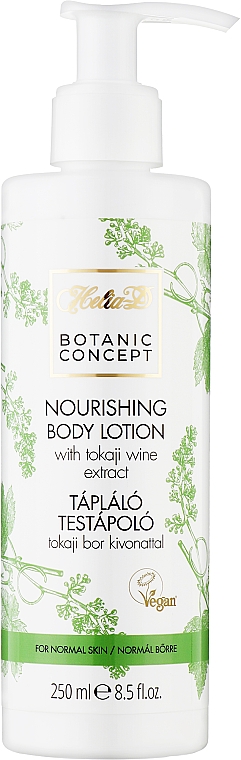 Лосьон для тела с экстрактом токайского вина - Helia-D Botanic Concept Body Lotion — фото N1