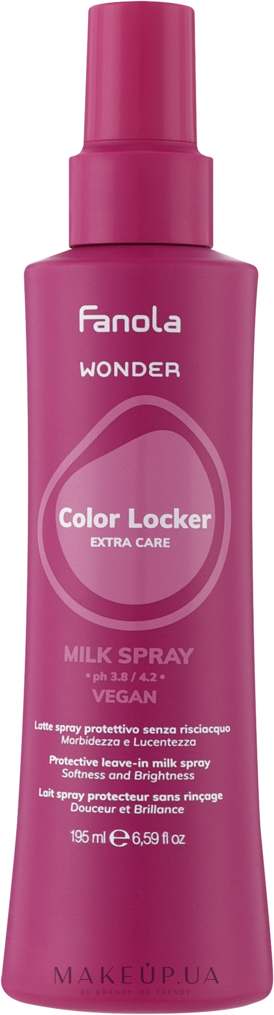 Спрей для волос - Fanola Wonder Color Locker Milk Spray — фото 195ml