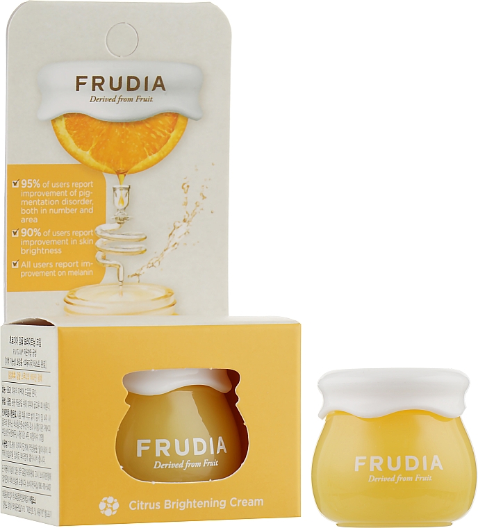 Освітлювальний крем для обличчя - Frudia Brightening Citrus Cream (міні) — фото N2