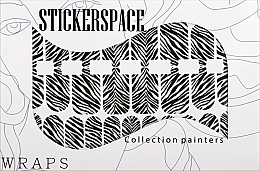 Духи, Парфюмерия, косметика Дизайнерские наклейки для ногтей "Zebra" - StickersSpace