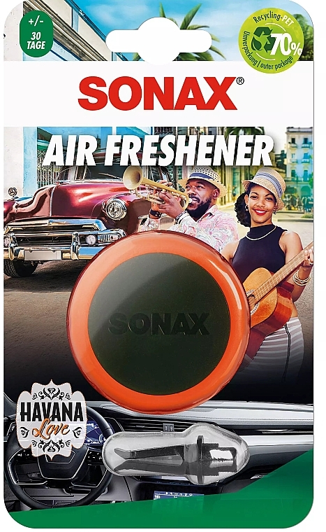 Ароматизатор на дефлектор авто - Sonax Havana Love Air Freshener — фото N1