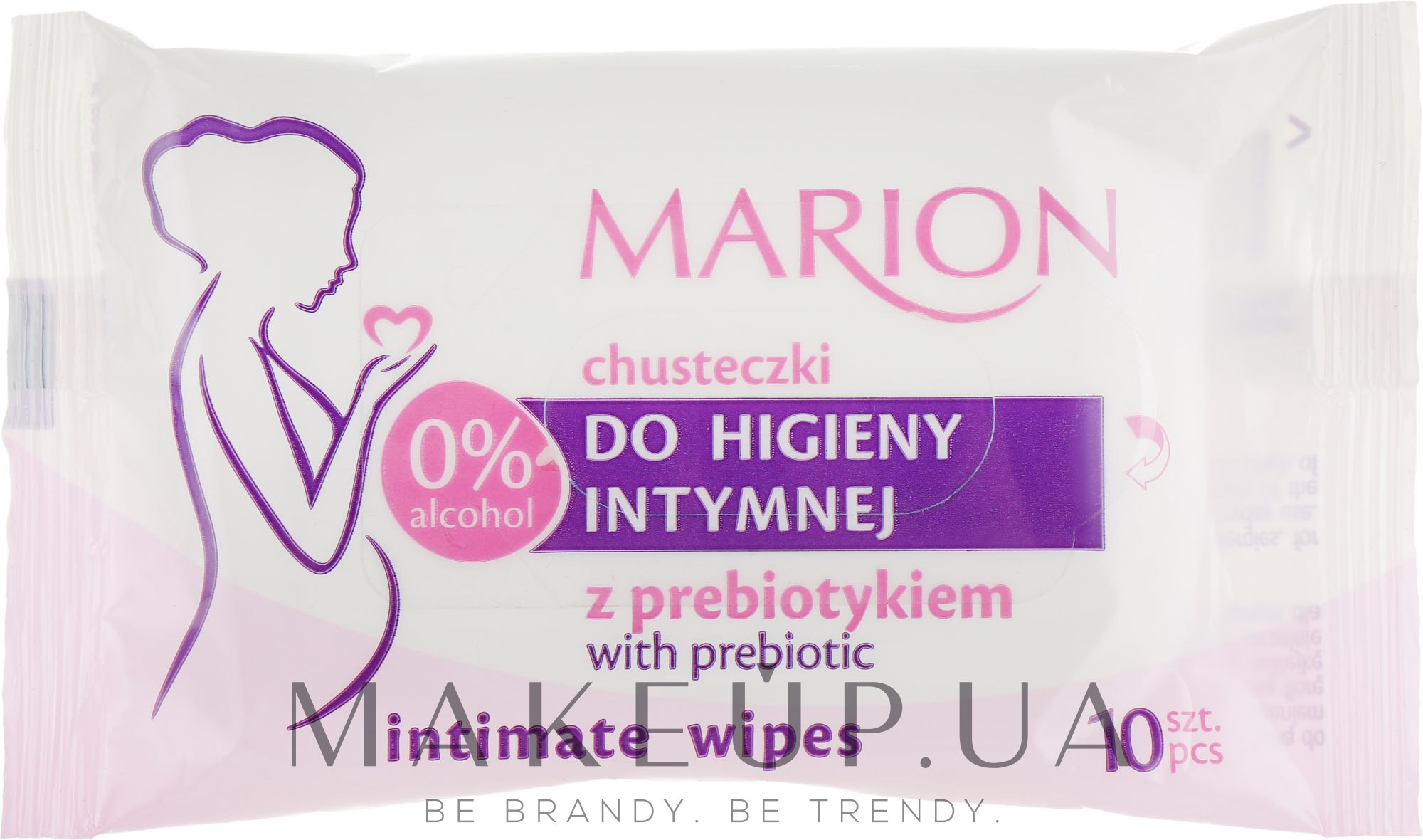 Салфетки для интимной гигиены с пребиотиком, 10шт - Marion — фото 10шт