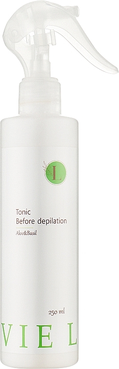 Тонік до депіляції з екстрактом алое та базиліка - Levie Tonic Before Depilation Aloe & Basil