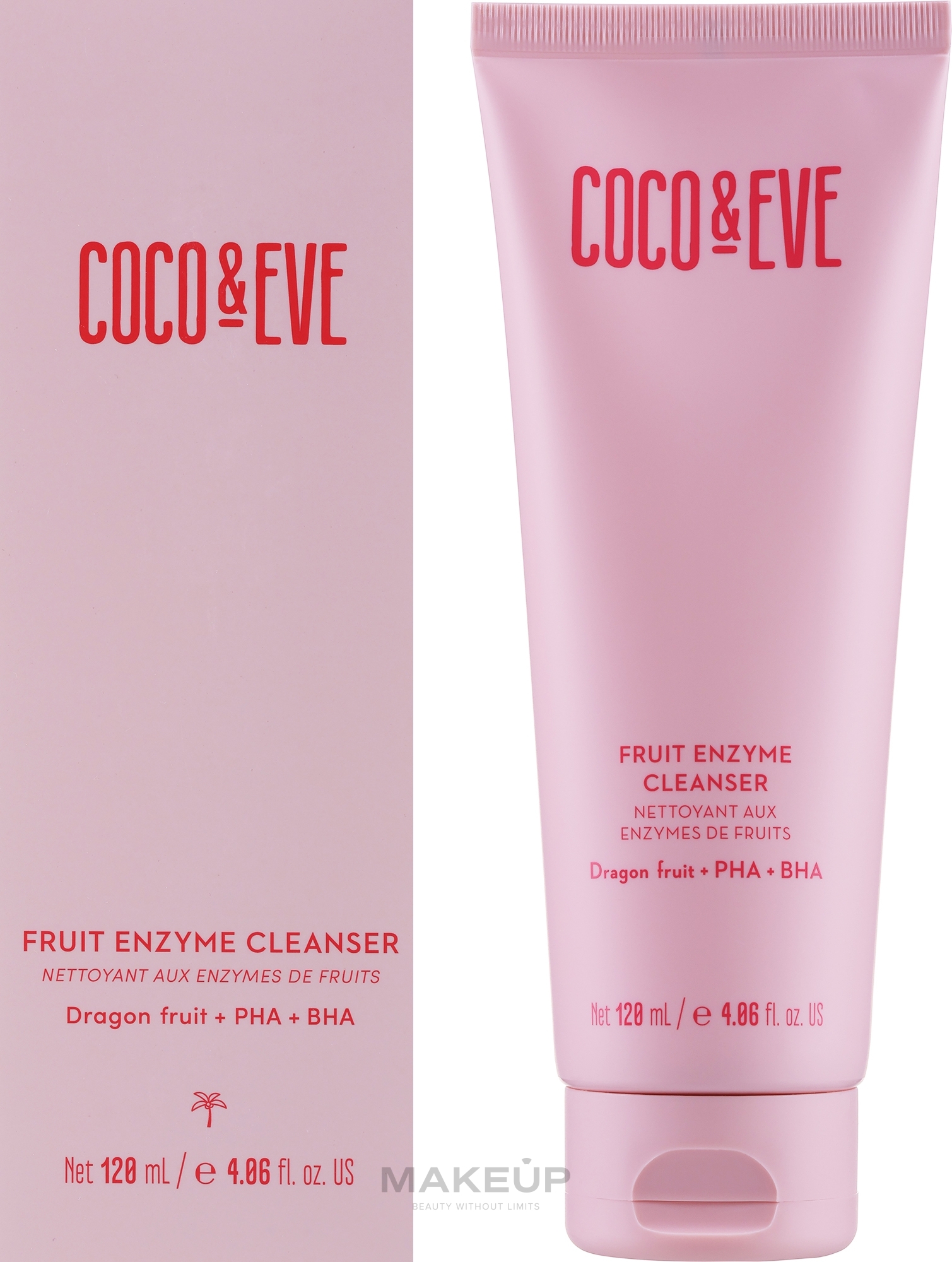 Очищувальний засіб для обличчя на водній основі - Coco & Eve Fruit Enzyme Cleanser — фото 120ml