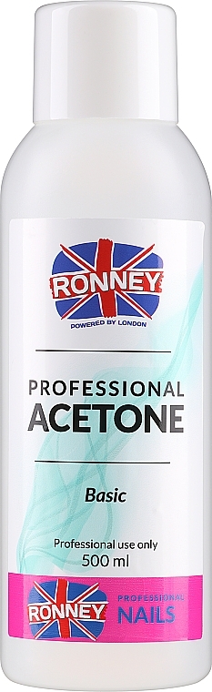Засіб для зняття лаку - Ronney Professional Acetone Basic — фото N1