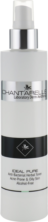 Тонік для тонізації і очищення жирної шкіри - Chanterelle Anti-Bacterial Herbal Toner — фото N1