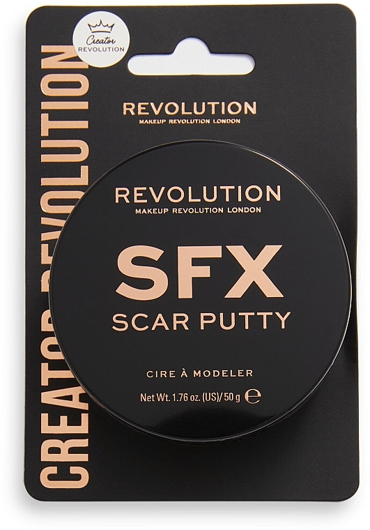 Грим для создания шрамов - Makeup Revolution Creator Revolution SFX Scar Putty  — фото N3