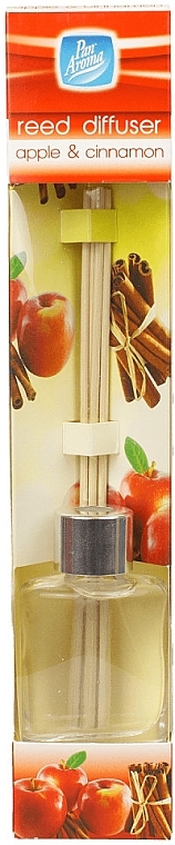 Аромадифузор "Яблуко та кориця" - Pan Aroma Apple & Cinnamon Reed Diffuser — фото N1
