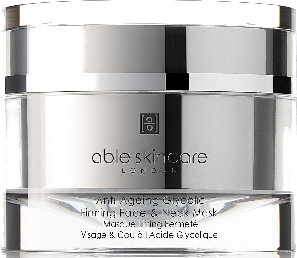 Укрепляющая антивозрастная маска для лица - Able Skincare Anti-Ageing Glycolic Firming Face & Neck Mask — фото N1