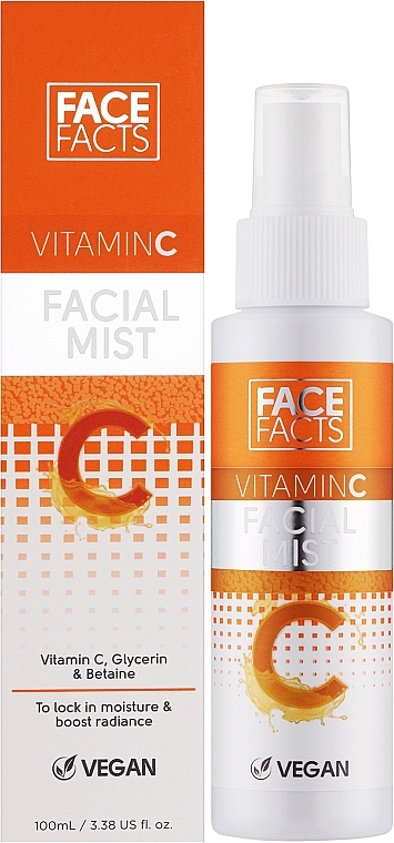 Міст для обличчя з вітаміном С - Face Facts Vitamin C Facial Mist — фото N2