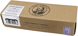Набір - Captain Fawcett Moustache Wax & Folding Pocket Moustache Comb (CF.87T) (wax/15ml + comb/1pc) — фото N1
