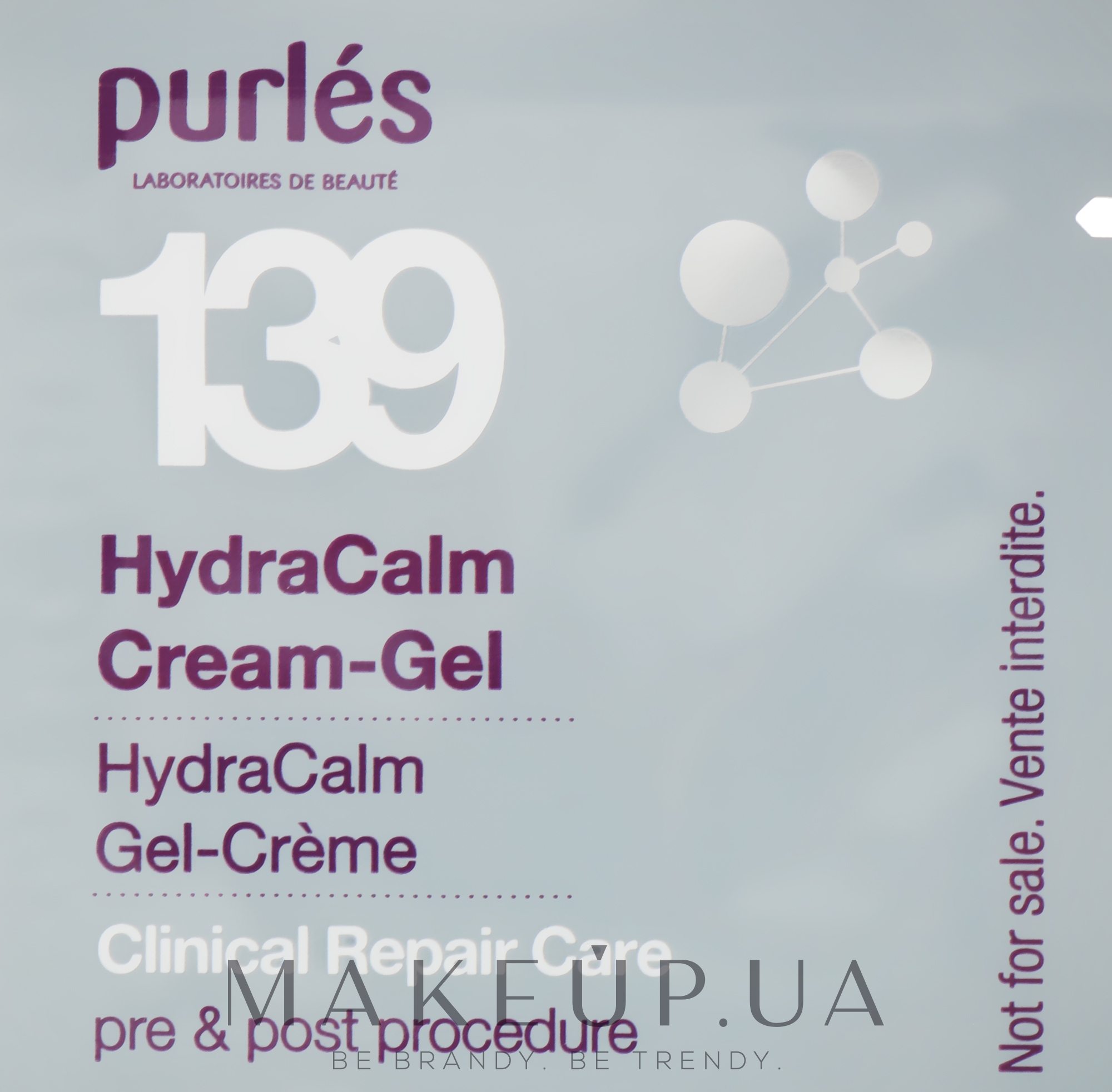 Гидроуспокаивающий крем-гель - Purles Clinical Repair Care 139 HydraCalm Cream-Gel (пробник) — фото 1ml