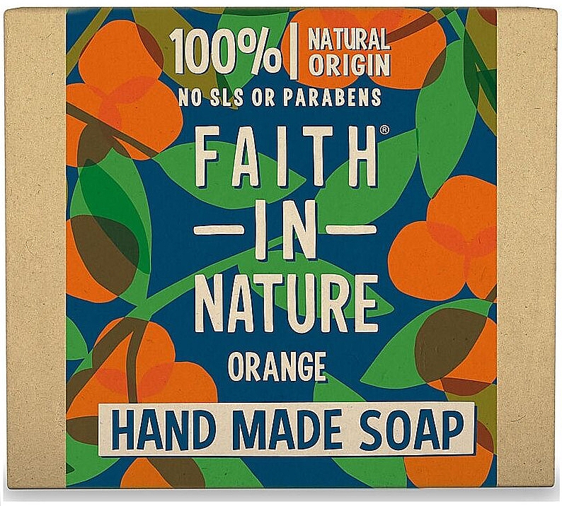Мило для рук "Апельсин" - Faith In Nature Orange Hand Made Soap — фото N1