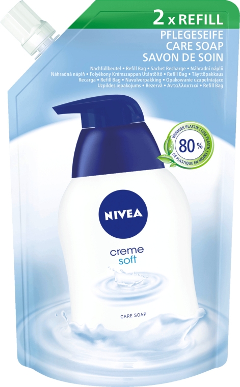 Крем-мыло жидкое "Нежное увлажнение" - NIVEA Creme Soft — фото N1