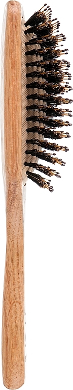 Расческа для волос с натурального дуба с натуральной щетиной кабана - Krago Eco Wooden Brush — фото N2