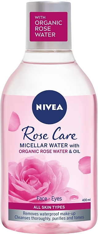 Двофазна міцелярна вода "Догляд троянди" - NIVEA Rose Care 