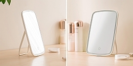 Зеркало для макияжа Jordan Judy NV026, с LED подсветкой, белое - Xiaomi — фото N2