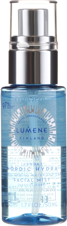 Увлажняющая и освежающая дымка для лица - Lumene Lahde Pure Arctic Hydration Spring Water Mist — фото N2