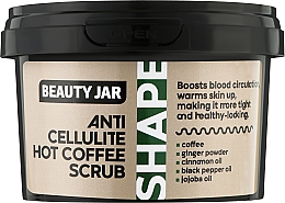 Антицелюлітний скраб для тіла - Beauty Jar Shape Anti-Cellulite Hot Coffee Scrub — фото N1