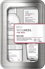 Набор - Baylis & Harding Wellness For Men His Essential Wellbeing Gift Set (sh/gel/100ml + ash/balm/30ml + soap/25g + crystal/50g) — фото N1