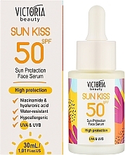 Солнцезащитная сыворотка - Victoria Beauty Sun Kiss Sun Protection Face Serum SPF50 — фото N2