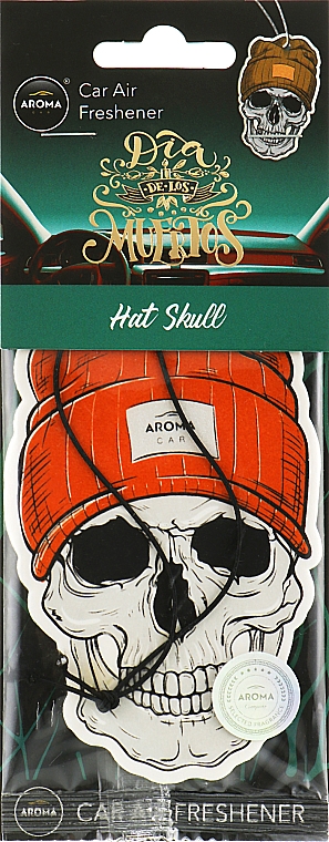 Ароматизатор для авто "Hat Skull" - Aroma Car Cellulose