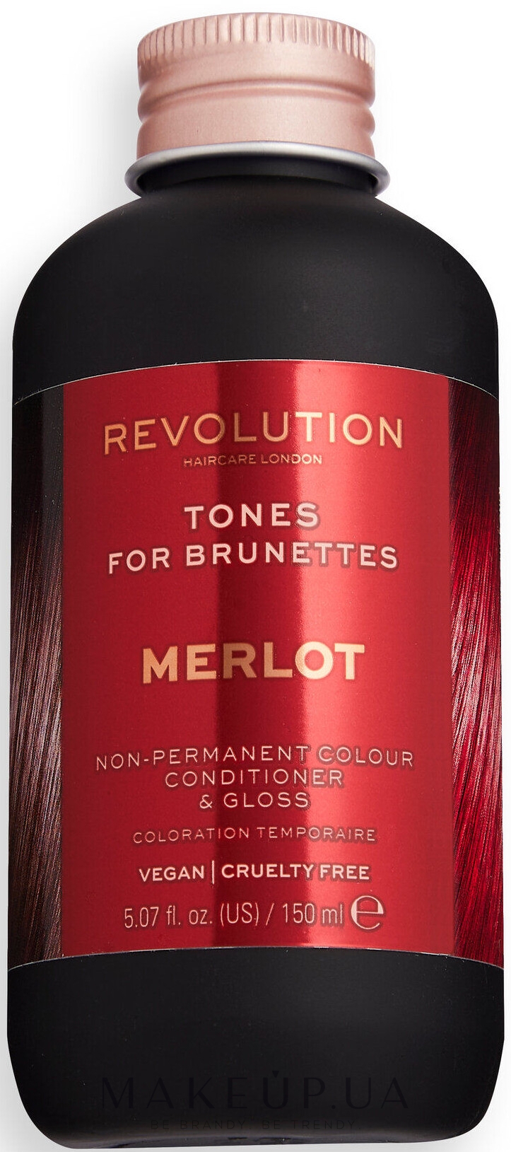 Тонирующий бальзам для брюнеток - Makeup Revolution Tones For Brunettes — фото Merlot