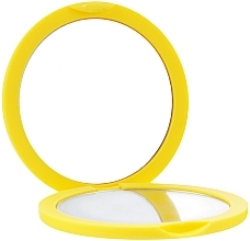 Дзеркало косметичне кругле, 85543, жовте - Top Choice * — фото N1