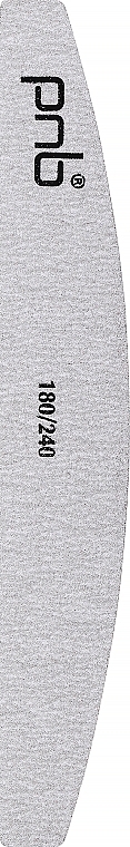 Пилка для ногтей 180/240 Grey, полукруг - PNB