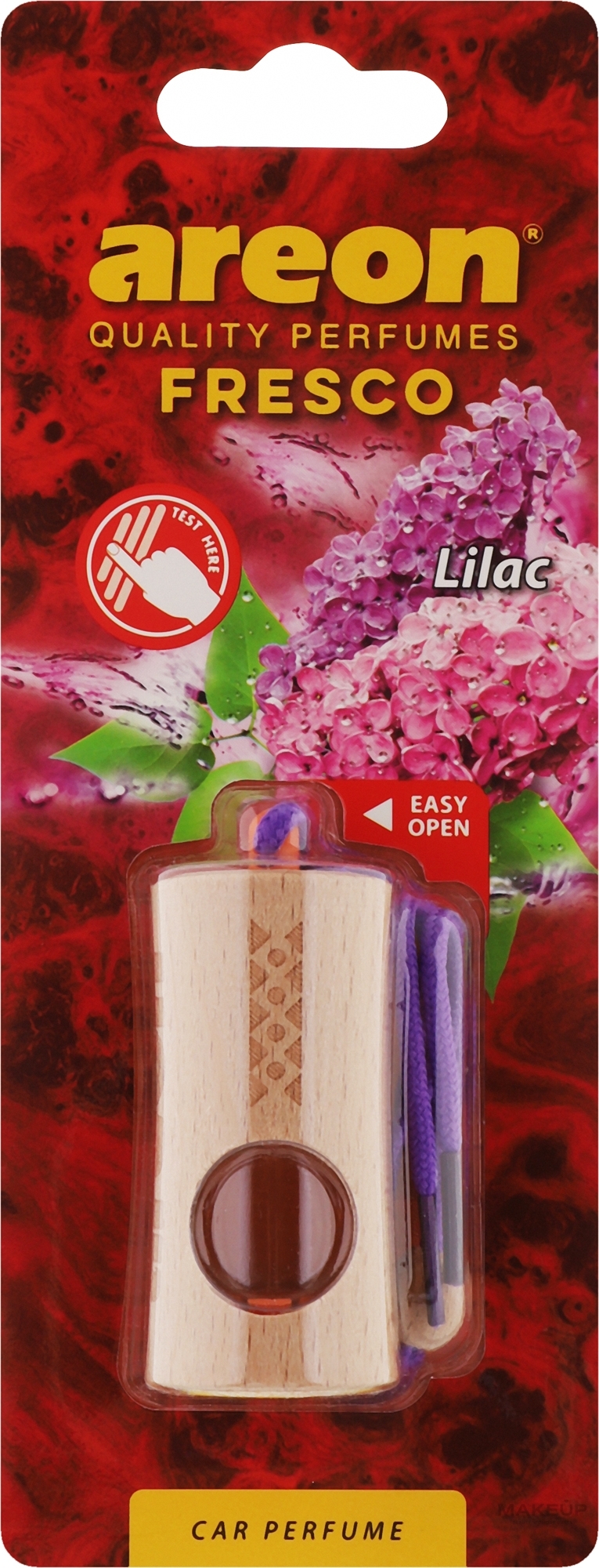 Ароматизатор для авто "Сирень" - Areon Fresco New Lilac Car Perfume — фото 4ml